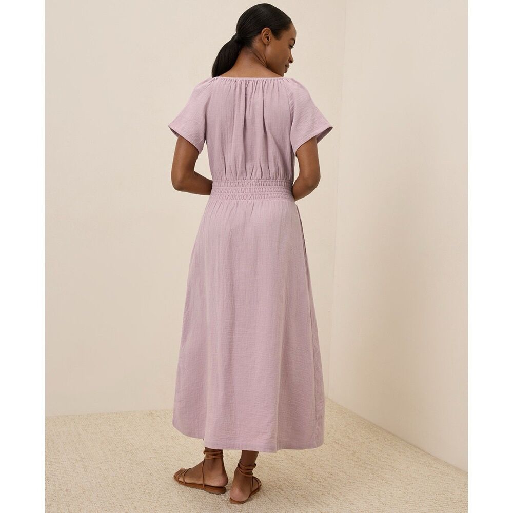 Pact Lavender Midi Dress - Picture 3 of 14